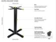 Picture of [Commercial Supply Only] KX22 FLATTECH Auto Adjust Table Base