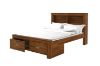 Picture of KASLYN Queen/King Bed Frame with Drawers & Shelves