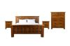 Picture of FLINDERS 4PC/5PC/6PC Solid Pine Wood Bedroom Combo in Queen/King Size