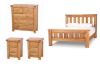 Picture of WESTMINSTER 4PC/5PC/6PC Solid Oak Bedroom Combo in Queen/King Size