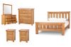 Picture of WESTMINSTER Solid Oak Bedroom Combo - 4PC King Size