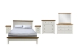 Picture of NOTTINGHAM Solid Oak Bedroom Combo (White) - 6PC Queen