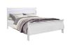 Picture of LOUIS Hevea Wood Bed Frame with LED Lighting Headboard in Queen Size (White)