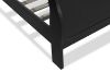 Picture of LOUIS Hevea Wood Bed Frame with LED Lighting Headboard in Queen Size (Black) 