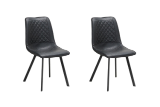 Picture of WESTIN Dining Chair (Black) - 2 Chairs in 1 Carton