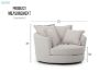 Picture of COBBLE Swivel Armchair