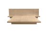 Picture of YUKI 2PC/3PC Japanese Low Height Bed Frame Set with Headboard in Queen/King Size