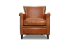Picture of ALANA 100% Genuine Silky Aniline Leather Club Armchair/Sofa Chair