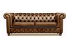 Picture of WILLIFORD 100% Genuine Leather Chesterfield Sofa Range (Tobacco) - 3+2 Sofa Set