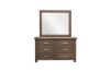Picture of WESTMINSTER 4PC/5PC/6PC Solid Oak Bedroom Combo in Queen/King Size (Walnut)