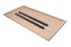 Picture of SYNERGYPLUS Modular Dining System - 160/180/200 Thick Table Top in 4 Colors with Square Metal Legs