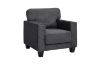 Picture of HERBERT Corduroy Sofa Range (Grey) - 3+2+1 Sofa Set