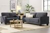 Picture of HERBERT Corduroy Sofa Range (Grey) - 3+2+1 Sofa Set
