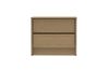 Picture of MOOK 2-Drawer Bedside Table (Light Oak)