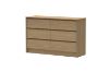 Picture of MOOK Bedroom Combo Set in Queen Size  - 6PC Combo (Light Oak)