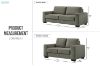 Picture of MODA 3/2 Seater Sofa Range (Grey) - 3+2 Sofa Set