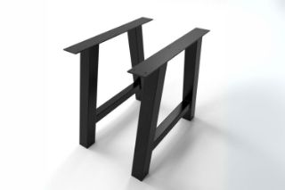 Picture of SynergyPlus H72 A-Frame Metal Table Legs with 200 Support Bracket 