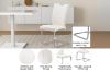 Picture of EDAN High Back Dining Chair with Powder Coating Base (Pearl White) 