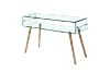 Picture of MURANO 120 Box Bent Glass Console Table with Shelf