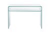 Picture of MURANO 110 Bent Glass Console Table with Shelf