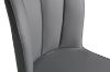 Picture of MIKASA 120 Sintered Stone Top 5PC Dining Set (Crisp-White Table + 4 Dark Grey Chairs)