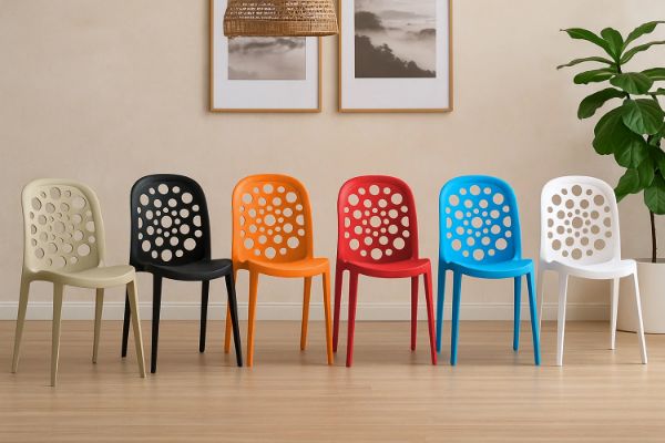 Picture of ANTHEA Stackable Cafe Chair/Dining Chair (Multiple Colours) - UV, Water & Moisture Resistance