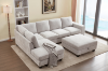Picture of OSAKA Sectional Sofa (Light Color) - Chaise Facing Right without Ottoman