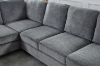 Picture of LIBERTY Premium Sectional Sofa (Light Grey) - Chaise Facing Right with Storage Ottoman