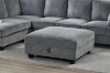 Picture of LIBERTY Premium Sectional Sofa (Light Grey) - Chaise Facing Left