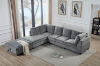 Picture of LIBERTY Premium Sectional Sofa (Light Grey) - Chaise Facing Right