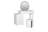 Picture of KALINA 5-Drawer Dressing Table with LED Mirror and Zerra Makeup Stool