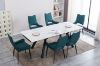 Picture of DALTON 1.6M-2.2M Extension Matte Sintered Stone Top Dining Table