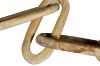 Picture of 655-015 Teak Wood Oval 5-Chain Decorative Sculpture (120x13cm)