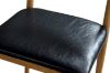 Picture of HORN Metal Frame Dining Chair with Black Cushion