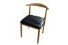 Picture of HORN Metal Frame Dining Chair with Black Cushion - Each