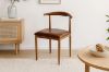 Picture of HORN Metal Frame Dining Chair with Brown Cushion - Each