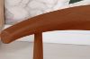 Picture of HORN Metal Frame Dining Chair with Brown Cushion