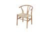 Picture of 53x50x79 WISHBONE Solid Wood Y Replica Chair (Natural Frame-Beige Seat) - Each