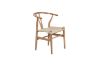 Picture of 53x50x79 WISHBONE Solid Wood Y Replica Chair (Natural Frame-Beige Seat) - Each
