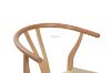 Picture of 53x50x79 WISHBONE Solid Wood Y Replica Chair (Natural Frame-Beige Seat) - 2 Chairs in 1 Carton