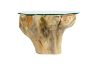 Picture of TAKARA D70 Tempered Glass Top Handcrafted Teak Root Coffee Table