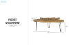 Picture of TAKARA 100 Irregular Solid Teak Side Table