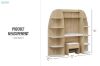 Picture of RYDEN Space-Saving Desk with Display Shelves