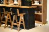 Picture of TIMBERA 3.2M Solid Reclaimed Wood Bar Counter with 8 Back Storage Compartments