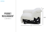 Picture of OMEGA Dual-Motor Reclining Sectional Modular Sofa - Left Armchair (Powered Recliner)