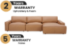 Picture of HAMMOND 100% Oil-Waxed Leather Sectional Sofa - Chaise Facing Right