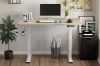 Picture of NEXUS 140 Electric Height Adjustable Standing Desk with LED Display (Light Oak)