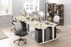 Picture of NEXUS 140 Electric Height Adjustable Standing Desk with LED Display (Light Oak)