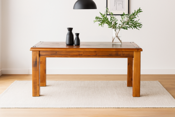 Picture of FOUNDATION 1.6M/1.8M/2.1M Dining Table (Rustic Pine)