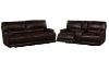 Picture of DAWSON Power Reclining Foil-Printed Fabric Sofa Range - 2 Seat with Cup Holders & Storage (2RRC)